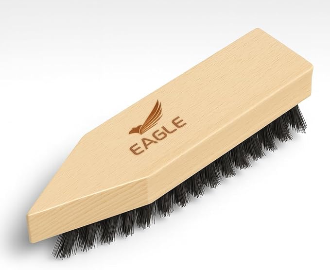 Heavy-Duty Boot & Cleat Brush – Tough Bristle Scrubber for Muddy Boots, Football Cleats & Golf Shoes – Rugged Cleaning Tool for Soles, Treads & Outsoles – Wood Handle, Outdoor-Ready