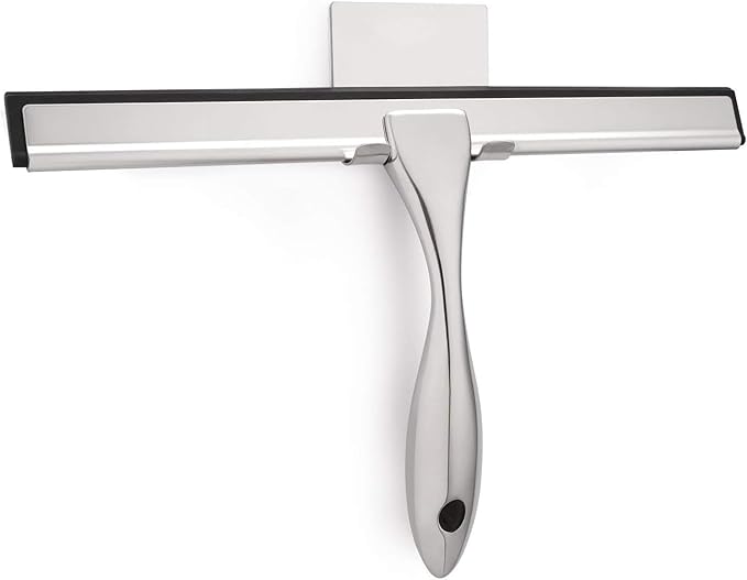 Hiware All-Purpose Shower Squeegee for Shower Doors, Bathroom, Window and Car Glass - Stainless Steel, 14 Inches
