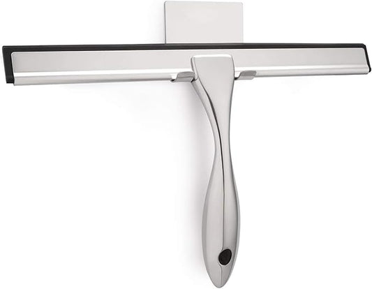 Hiware All-Purpose Shower Squeegee for Shower Doors, Bathroom, Window and Car Glass - Stainless Steel, 14 Inches