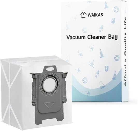 6 Pack Replacement Bags for Roborock Q5 Max+, Q7 Max+, Q7 M5+, Q10 S5+, Q10 X5+, Q8 Max+, Q5 DuoRoller+, Q5+, Q5Max Plus, S8+, S7 MaxV Ultra, S8 Pro Ultra, Q7M5 -Replacement Parts & Accessories