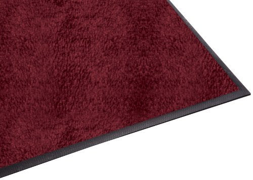 Guardian Platinum Series Indoor Wiper Floor Mat, Rubber with Nylon Carpet, 6'x9', Burgundy