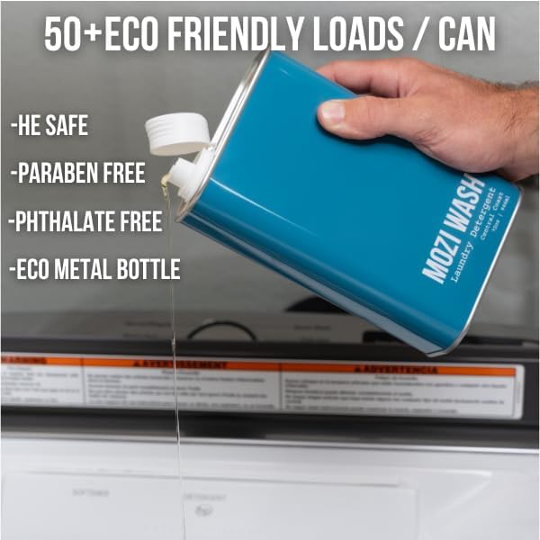 BUNDLE: Central Coast + Sugar Dew Laundry Detergent Liquid, 100+ Loads, Concentrated, Plant Based, Cruelty & Dye Free, Phosphate & Paraben Free, 2 Pack - 32 oz Recyclable Bottles