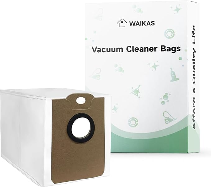 20-Pack MS1 Dust Bags for MONSGA MS1 MAX Robot Vacuum - Replacement Parts, Disposable Large Capacity Vacuum Bags
