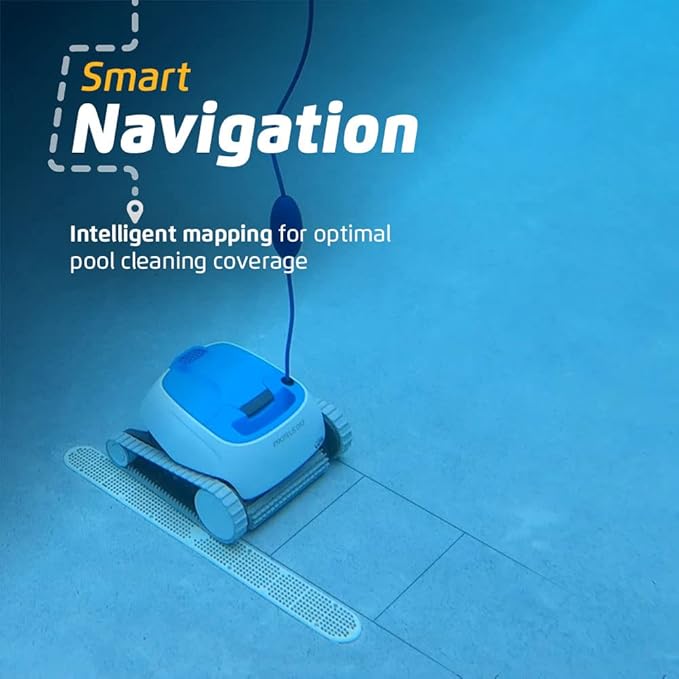 Dolphin Proteus DX3 Automatic Robotic Pool Vacuum Cleaner Includes Caddy for Easy to Transport and Storage, Ideal for In-Ground Pool up to 33 FT in Length