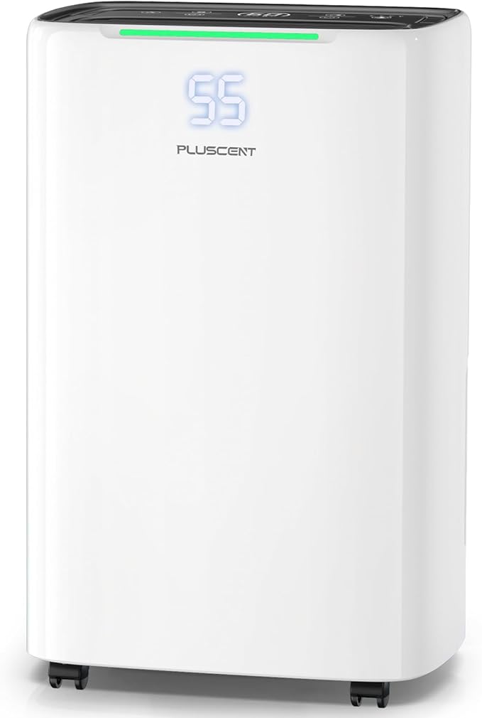 5000 Sq. Ft Dehumidifier for Basement, Max 52 Pints Dehumidifiers for Home & Large Room with Drain Hose, Manual & Auto Drainage, 4 Modes, Intelligent Humidity Control, 24H Timer, Auto Defrost