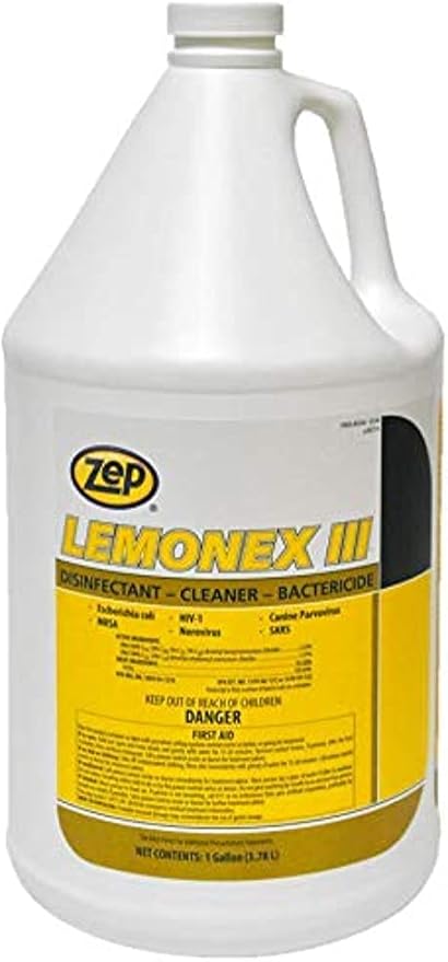 Zep Lemonex III Disinfectant Cleaner (Case of 4)