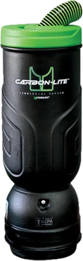 Mosquito-America Carbon-Lite Backpack Vacuum with HEPA Filtration (Model 06-1060-BK) - 6-Quart Capacity with Standard Glide Tool Kit Included. Great for Commercial or Residential Applications!