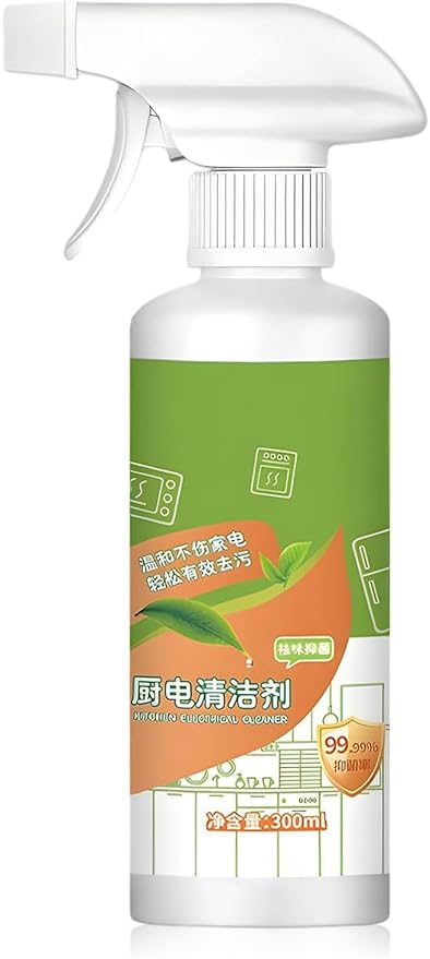 Natural Enzyme Multi-Purpose Cleaner, Kitchen Heavy Duty Cleaner Degreaser, for Kitchen Appliances, Household, Oven, Stove, Range Hood (300ML)