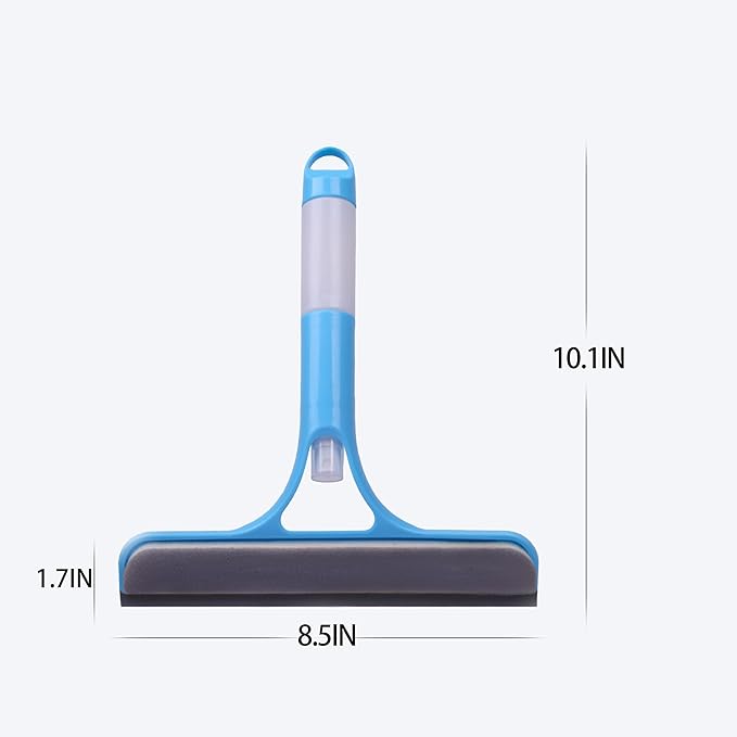 3pcs 3 in 1 Window Cleaning Scraper, 3 in 1 WindowSqueegee Cleaner,Window Squeegee with Spray, for Windows,Car Windshields,Bathrooms,Kitchens,Tiles,etc,All-Purpose Window Cleaner Tool