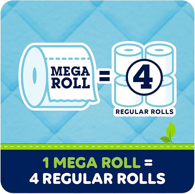 Quilted Northern Ultra Soft & Strong Toilet Paper, 9 Mega Rolls = 36 Regular Rolls, 2-ply Bath Tissue