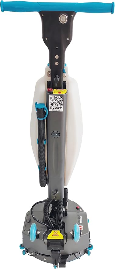 X-Scrub® Mini 11" Commercial Grade Automatic Floor Scrubber | Forget the mop and get in all the tight spots with the X-Scrub Mini. Efficiently scrubs the floor and leaves it dry.