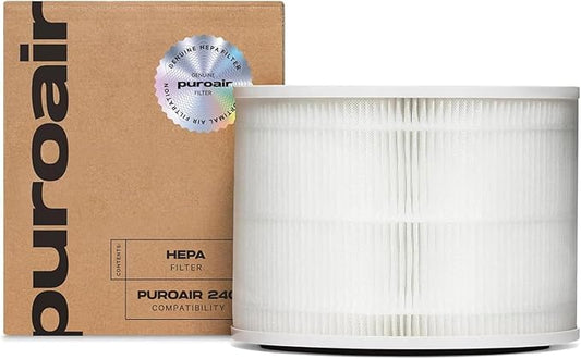 PuroAir 240 Replacement Filter - HEPA Filters up to 99.9% of Smoke, Pollen, Dust and Common Household Pollutants - HEPA Air Filter Replacement for PuroAir 240 Air Purifier