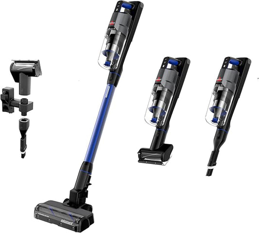 Bissell PowerClean FurFinder 200W Self-Standing Cordless Vacuum w/Tangle Free Brush Roll, Strong Suction, Removeable Battery, Wall Mount, Upholstery Tool & Bright Headlights