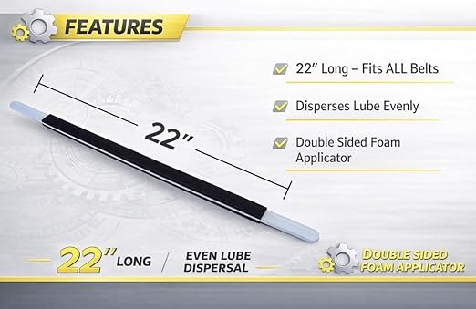 TreadLife Fitness Treadmill Maintenance Kit | 5 Applications of Treadmill Lubricant for Belt | 100% Silicone Lube | Extra Wide TruLube Applicator Wand | Directions Included