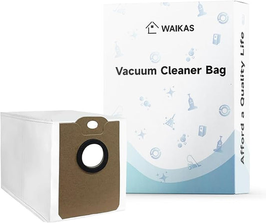 6-Pack MS1 Vacuum Bags for MONSGA MS1 MAX Robot Vacuum - Replacement Parts, Disposable Large Capacity Dust Bags