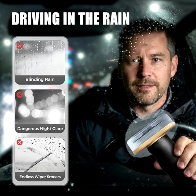 2026 New Handheld Glass Oil-Film Remover, Car Glass Oil Film Cleaner for Improved Visibility, Automotive Oil Film Cleaning Brush, Universal Glass Cleaning Wipe Board (3PCS)