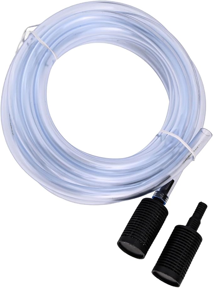 High Pressure Washer Siphon Hose and Filter Set Spray for Soap Application 2 Filters, Compatible with Most Outdoor Cleaning Equipment White/Black Plastic Construction