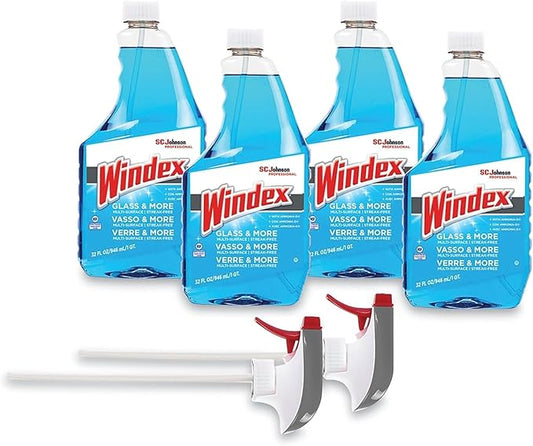 SC Johnson Professional Windex Glass & More 32oz Refill