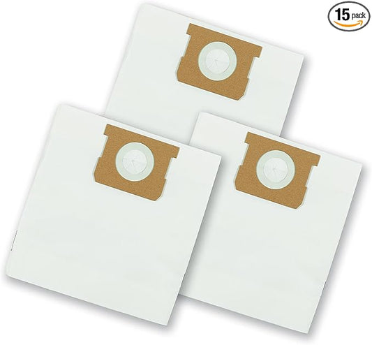Shop-Vac 9066233 Disposable Filter Bags, Fits 10-14 Gallon Vacs, For Dry Pick-Up Only, Non-Hazardous Materials, 3 count (Pack of 5)
