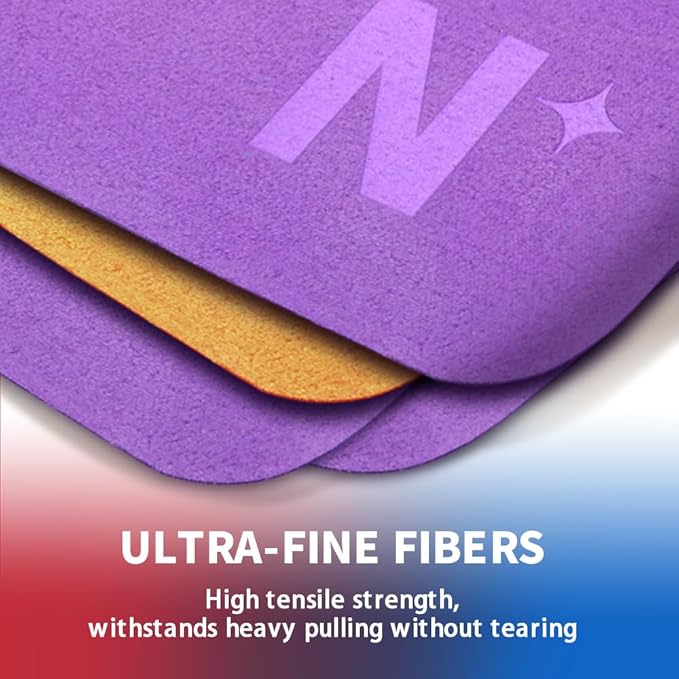 8-Pack Microfiber Lens Cleaning Cloth, Lint-Free & Scratch-Free, Instantly Cleans Glasses, Screens, Camera Lens, VR/AR Headsets, Reusable & Washable (4 Colors)