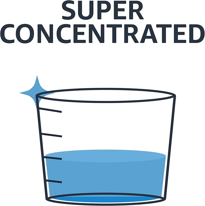 Amazon Basics Laundry Detergent Liquid, Concentrated, Clean Linen, 110 Loads, 82.5 Fl Oz, Pack of 2 (Previously Solimo)