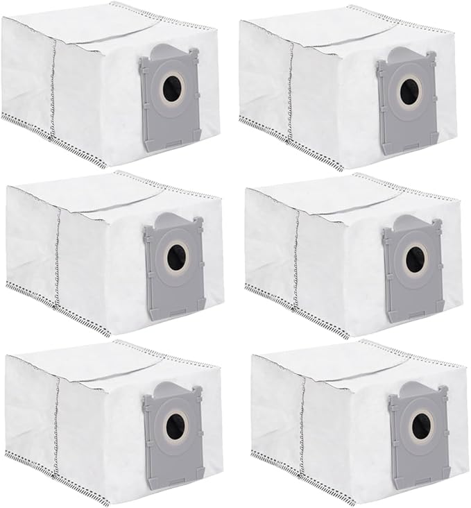 Dust Bags Compatible with Ecovacs Deebot X8 Pro Omni/T50 Pro Omni/T50 Max Pro Omni/T80 Omni/X9 Pro Omni/Yeedi S14 Plus Robot Vacuum,3.5L Liter Activated Carbon Vacuum Bags - 6 Pack