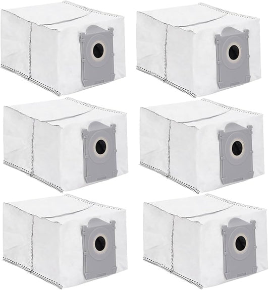 Dust Bags Compatible with Ecovacs Deebot X8 Pro Omni/T50 Pro Omni/T50 Max Pro Omni/T80 Omni/X9 Pro Omni/Yeedi S14 Plus Robot Vacuum,3.5L Liter Activated Carbon Vacuum Bags - 6 Pack