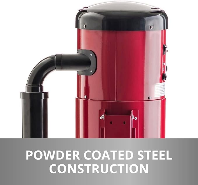 Prolux CV12000 Red Central Vacuum Cleaner Unit System Electric Hose Power Nozzle Kit 25 Year Warranty and HEPA Filtation System