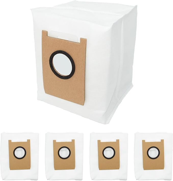 5-Pack Dust Bags Compatible with eufy 3-in-1 E20 Robot Vacuum - 3L Large Capacity Replacement Parts, Durable Dust Filter for Long-Lasting Home Cleaning