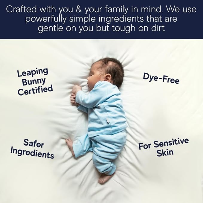 Sheets Laundry Club - Liquidless Laundry Detergent Sheets, 100 Loads - Fragrance Free Scent, Eco-Friendly, Quick-Dissolving Formula, Hypoallergenic, Septic Safe, Plastic-Free Packaging - 50 Sheets