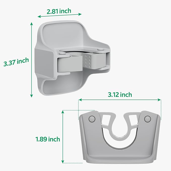 reliahom 3 Pack Broom Holder Wall Mount Mop Grippers No Drilling Self Adhesive Anti-Slip Mop Handle Hanger Dustpan and Broom Organizer Garage Storage Racks-Gray