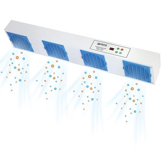 FEITA Ionizing Air Blower New Cleaning Type Anti Static Ionizer Fan ESD Ionizer Static Eliminator Anti-Static Blower Suspended Multi-ESD Fan