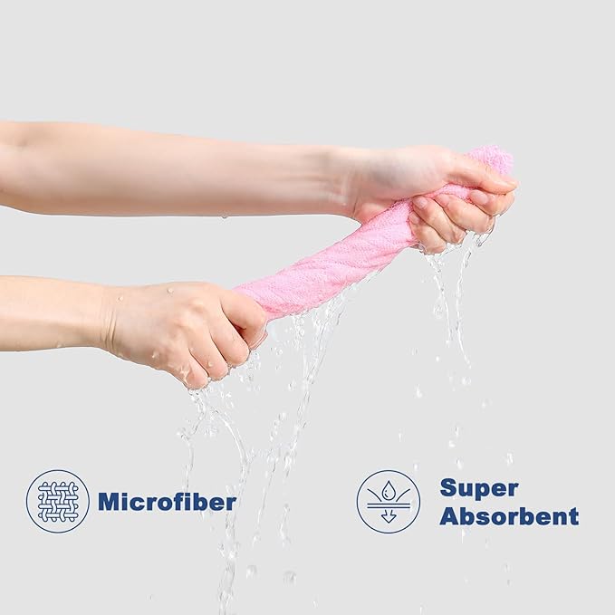 80 Pack Microfiber Cleaning Cloth Roll Reusable Paper Towels 12"x12" Tear Away Cloth,Absorbent Dish Rags for House Kitchen,Wash Cloths,Lint Free Rags for Window Cars Cleaning Supplies