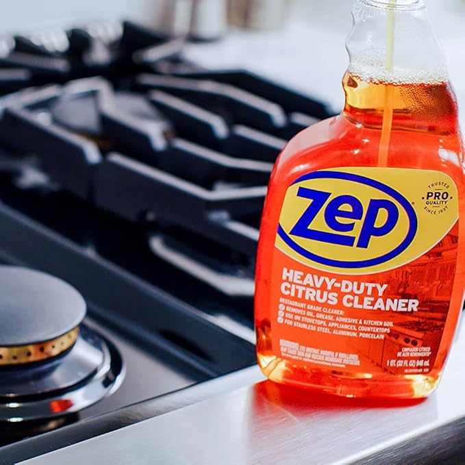 Zep Heavy-Duty Citrus Cleaner Spray Bottle (24 Fl Oz (Pack of 4))