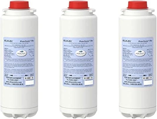 Elkay Genuine WaterSentry 51300C Lead + Microplastics NSF/ANSI Certified Filter (3-Pack)(Bottle Fillers)