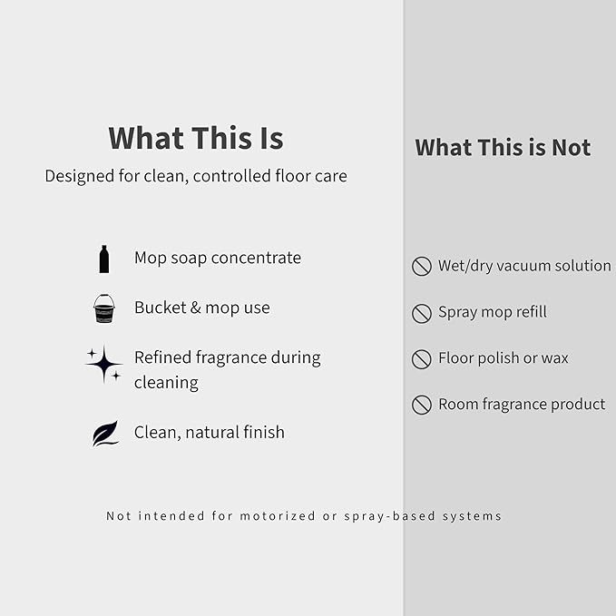 Luxury Floor Cleaner, Scented Mop Soap Concentrate | Hard Floor Cleaner for Tile, Vinyl, Laminate, LVP & Sealed Hardwood | Low-Foam, Streak-Free | 36 oz | White Cinnamon Pumpkin