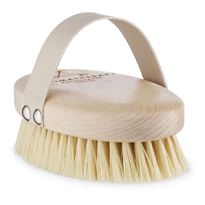 Aromatherapy Associates Revive Body Brush, Natural Dry Brush for Exfoliating Skin, Boost Circulation & Lymphatic Drainage, Anti-Cellulite Body Scrub Brush, 1 Count