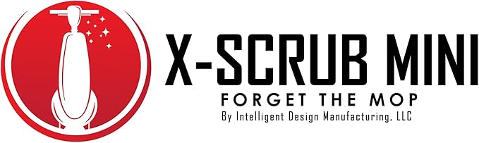 X-Scrub® Mini PRIMOthane® Squeegee Replacement Blade by Intelligent Design Manufacturing | Replacement Squeegee for The X-Scrub Mini Scrubber (Front Squeegee Replacement Blade)