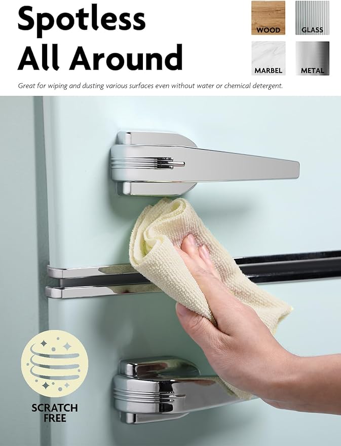 Fantasticlean Microfiber Cleaning Cloth Roll -75 Pack, Tear Away Microfiber Towels, 12" x 12", Reusable, Washable, Scratch Free, Ultra Absorbent Dishcloth for All-Around Cleaning Supplies (Beige)