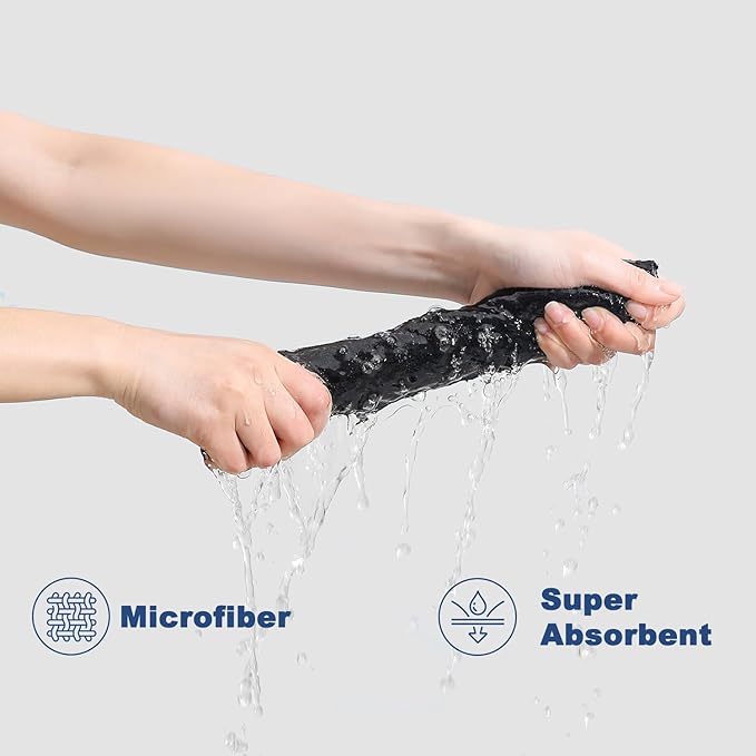 80 Pack Microfiber Cleaning Cloth Roll Reusable Paper Towels 12"x12" Tear Away Cloth,Absorbent Dish Rags for House Kitchen,Wash Cloths,Lint Free Rags for Window Cars Cleaning Supplies