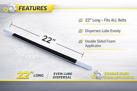 TreadLife Fitness Treadmill Maintenance Kit | 1 Year Supply of Treadmill Lubricant for Belt | 100% Silicone Lube | Extra Wide TruLube Applicator Wand | Directions Included