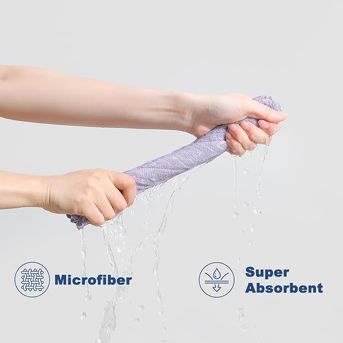 80 Pack Microfiber Cleaning Cloth Roll Reusable Paper Towels 12"x12" Tear Away Cloth,Absorbent Dish Rags for House Kitchen,Wash Cloths,Lint Free Rags for Window Cars Cleaning Supplies