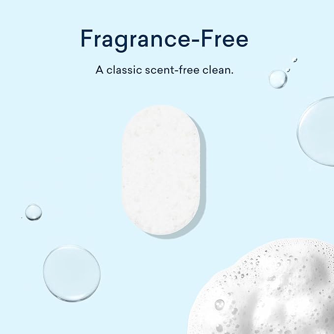 BLUELAND 100% Plastic-Free Dishwasher Detergent Tablets, 120 Count, Free & Clear, Eco-Friendly Dishwashing Pods, Natural, USDA Certified biobased