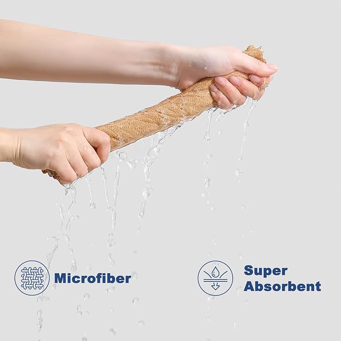 80 Pack Microfiber Cleaning Cloth Roll Reusable Paper Towels 12"x12" Tear Away Cloth,Absorbent Dish Rags for House Kitchen,Wash Cloths,Lint Free Rags for Window Cars Cleaning Supplies