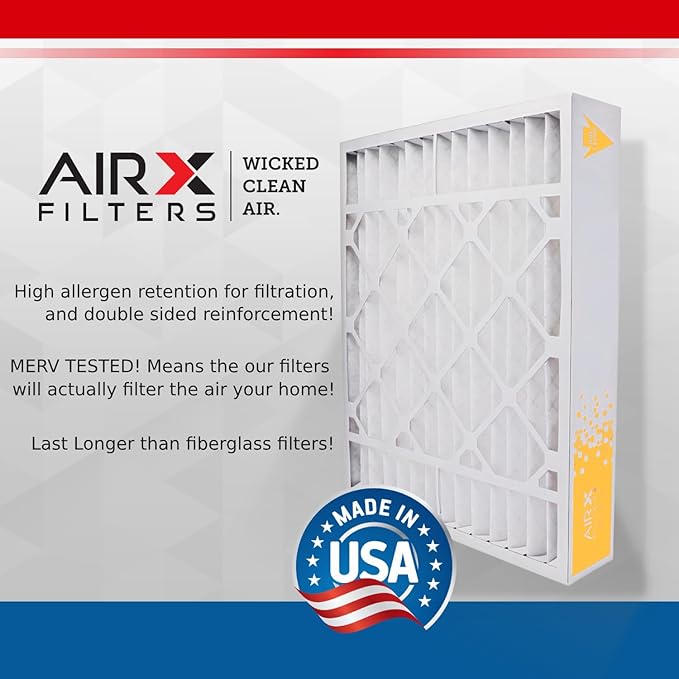 AIRX FILTERS WICKED CLEAN AIR. 16x20x5 Air Filter MERV 11 Compatible with Goodman/Amana M0-1056 Furnace Filter 2 Pack