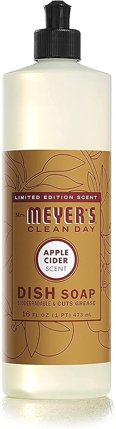 Mrs. MEYER'S Liquid Dish Soap Apple Cider 16 OZ (Pack - 1)