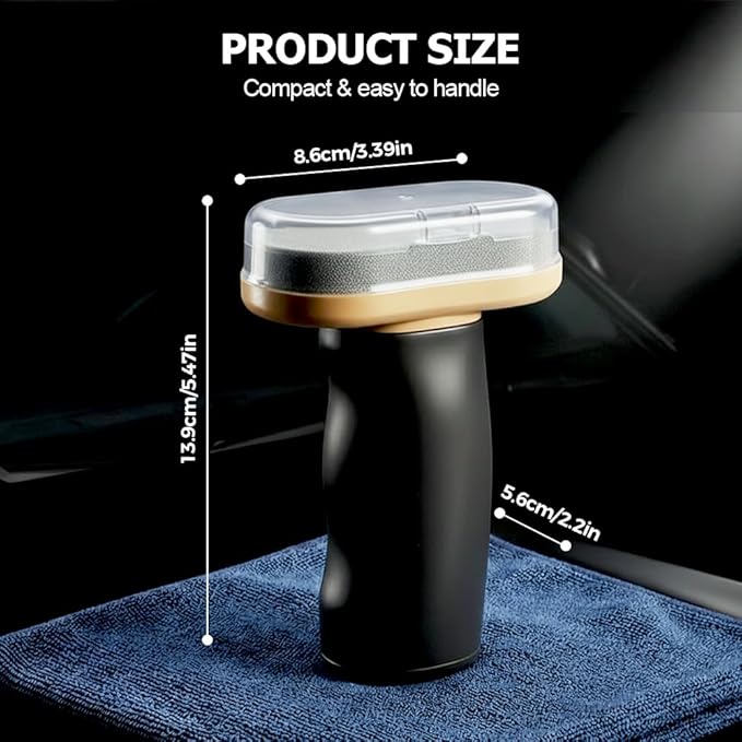 2025 Handheld Glass Oil-Film Remover, New Upgrade Emulsion Cleaner Glass Cleaning Board, Automotive Oil Film Cleaning Brush for Car Windows (1)