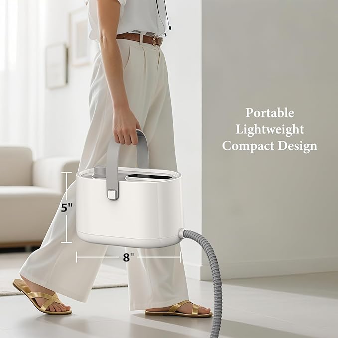 Steam Cleaner for Home, All-in-One Kit Handheld Steamer for Cleaning, 15s Heat-Up, Steam Adjustable, Suitable for Tile, Grout, Window, Bathroom, Kitchen, Fabric