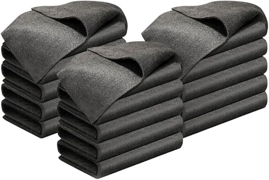 Fliwos Thickened Magic Cleaning Cloth, 2026 New Reusable Microfiber Cleaning Cloths, Streak Free Glass Wiping Cloths, Multipurpose Kitchen Rags Towels for Window, Mirror and Car Glass (15, 8×12 in)