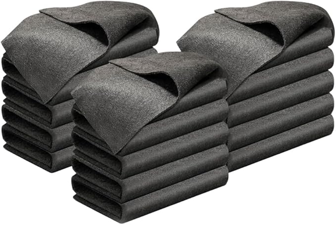 Fliwos Thickened Magic Cleaning Cloth, 2026 New Reusable Microfiber Cleaning Cloths, Streak Free Glass Wiping Cloths, Multipurpose Kitchen Rags Towels for Window, Mirror and Car Glass (15, 12×12 in)